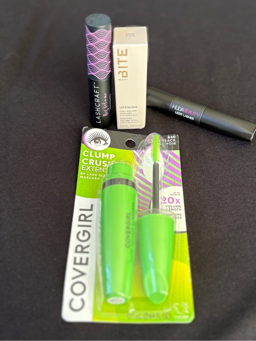 Lot of Mascaras Huda Bite Beauty Sephora Covergirl